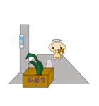 天使のスタンプ 瞬き（個別スタンプ：7）