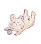 色鉛筆で動物たち。（個別スタンプ：5）