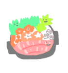 にこやかな日本のご飯たち。（個別スタンプ：21）