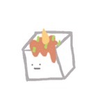 にこやかな日本のご飯たち。（個別スタンプ：23）