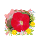 お花で遊ぼう6（個別スタンプ：6）
