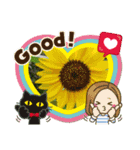 お花で遊ぼう6（個別スタンプ：9）
