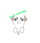 Happy with dog 2（個別スタンプ：1）