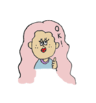 ラブリーちゃんも（個別スタンプ：1）