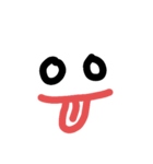 【 顔文字 】（個別スタンプ：3）