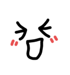 【 顔文字 】（個別スタンプ：4）