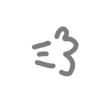 【 顔文字 】（個別スタンプ：7）