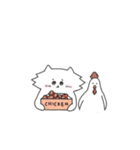 もちもちねことふわふわねこ（個別スタンプ：24）