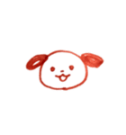 自由な犬のスタンプ（個別スタンプ：25）