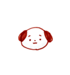 自由な犬のスタンプ（個別スタンプ：30）