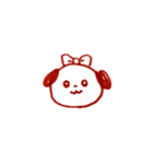 自由な犬のスタンプ（個別スタンプ：36）