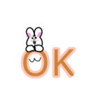 眉毛のついた動物（個別スタンプ：7）