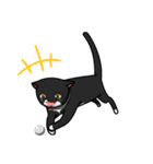 白猫と黒猫スタンプ（個別スタンプ：5）