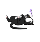 白猫と黒猫スタンプ（個別スタンプ：9）