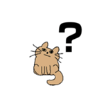 笑わない子猫（個別スタンプ：6）