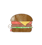 もちもち しらたまさん/水彩 食べ物（個別スタンプ：2）
