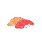 もちもち しらたまさん/水彩 食べ物（個別スタンプ：7）