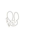 適当なウサギちゃん。（個別スタンプ：2）