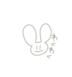 適当なウサギちゃん。（個別スタンプ：18）