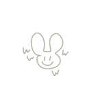 適当なウサギちゃん。（個別スタンプ：19）