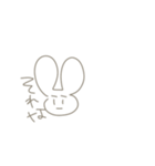 適当なウサギちゃん。（個別スタンプ：23）