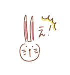 顔ときどきウサギ（個別スタンプ：36）