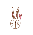 顔ときどきウサギ（個別スタンプ：40）