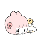 鳥とかタコとかうさぎとかいるスタンプ（個別スタンプ：1）