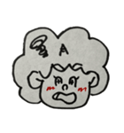 オニちゃん スタンプ(モノトーン)（個別スタンプ：14）