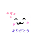 白い熊と黒い熊のスタンプ（個別スタンプ：5）