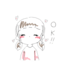 ルームウェア女子（個別スタンプ：1）