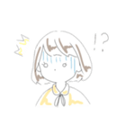 ルームウェア女子（個別スタンプ：2）