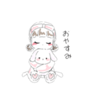 ルームウェア女子（個別スタンプ：4）