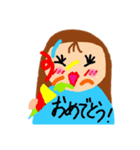 ほのぼのおしゃれガール（個別スタンプ：20）