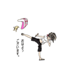 りんごうさぎ()（個別スタンプ：2）