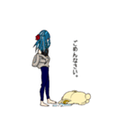 りんごうさぎ()（個別スタンプ：7）