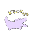 もこもこなどうぶつたち（個別スタンプ：5）