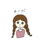 口悪い女の子（個別スタンプ：4）