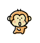 ゆる～いアニマルさるくん（個別スタンプ：7）