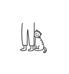 猫の行動40（個別スタンプ：1）