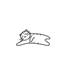 猫の行動40（個別スタンプ：30）