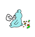 ねずみ色のくま。（個別スタンプ：7）