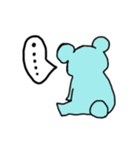 ねずみ色のくま。（個別スタンプ：10）