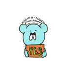 ねずみ色のくま。（個別スタンプ：17）