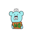 ねずみ色のくま。（個別スタンプ：18）