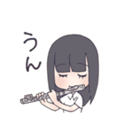 吹奏楽部の女の子（個別スタンプ：3）