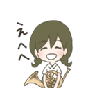 吹奏楽部の女の子（個別スタンプ：5）