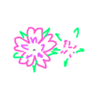 キュートな花達（個別スタンプ：7）