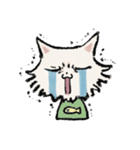 泣いてるねこ（個別スタンプ：3）
