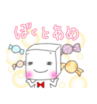 キュービックくんのヘンテコことわざ（個別スタンプ：40）